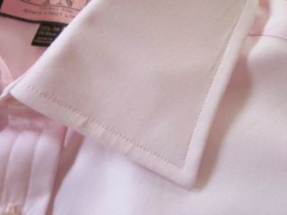 Thomas Pink Solid Pink Dress Shirt 15 5 34