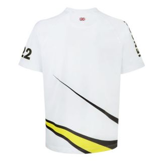 Henri Lloyd Brawn GP F1 Team Jenson Button T Shirt White