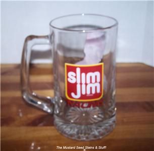Heavy Glass SLIM JIM ~ MIKE COPE 1998 NASCAR Busch Series Rookie Mug
