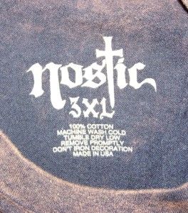Nostic by Jim Jones Rusty Gray Outcast T Shirt 3XL