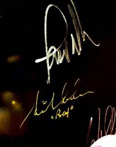 Phantom of The Paradise Cast Signed Poster Authentic Autograph Cult