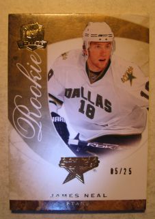2008 09 UD The Cup Gold James Neal RC 05 25 RARE SP Tough Pull