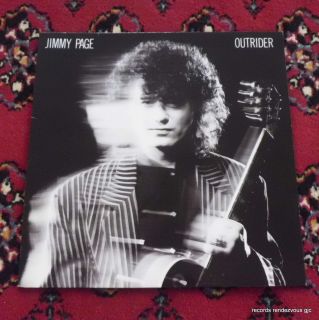 Jimmy Page Outrider LP NM Vinyl Inner Led Zeppelin Robert Plant Jethro