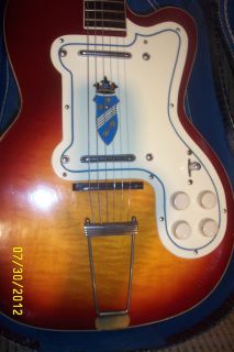 VINTAGE1950s Jimmy Reed Thin Twin Electric Guitar with Original