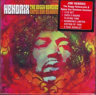 Jimi Hendrix THe Baggy Rehearsals Gypsy Sun Rainbow Se 5CD Limited Ed
