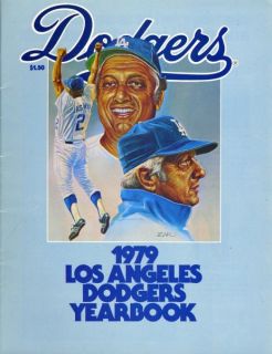 1979 Los Angeles Dodgers Yearbook Tommy Lasorda