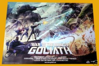 War of The Worlds Goliath Poster Joe Pearson Jim Byrnes