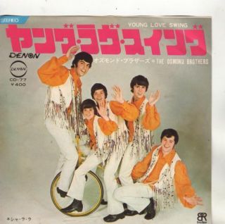 Osmond Brothers Jimmy 7 PS Sing in Japanese Young Love Swing L184