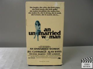 An Unmarried Woman VHS Jill Clayburgh Alan Bates Michael Murphy