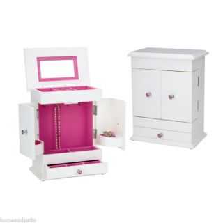 Reed and Barton Bella White Jewelry Chest Box