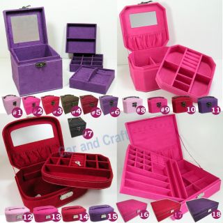 Jewelry Storage Organizer Box Case Accessory Ring Necklace Earring