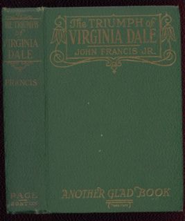 The Triumph of Virginia Dale John Francis Jr 1921 Color Ill 1st Ed 2nd