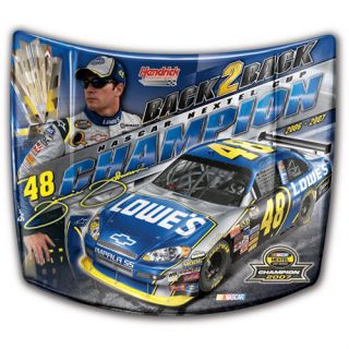 JIMMIE JOHNSON #48 2006 2007 BACK 2 BACK CUP CHAMPION NASCAR 1/2 SCALE