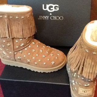 Ugg Australia Jimmy Choo Starlit Bling Boots Limited Edition US 9 Sold
