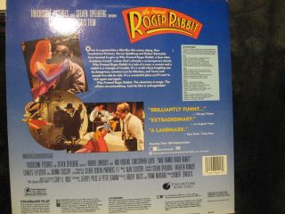 Who Framed Roger Rabbit 2 Laserdisc LD Widescreen CAV