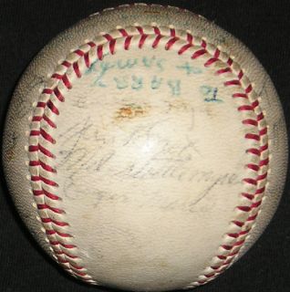 Mickey Mantle 1966 Yankees Team Autograph Baseball PSA
