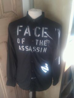 Clash Joe Strummer Face of The Assassin Repro Shirt Seditionaries Punk