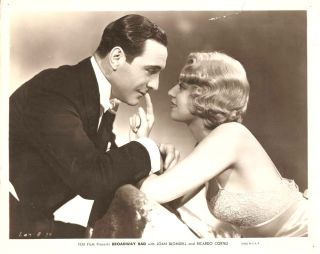 Joan Blondell Ricardo Cortez Broadway Bad Orig 1933