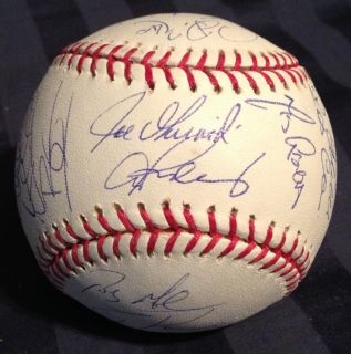 2008 Yankees Team Autograph Signed Baseball Steiner MLB Derek Jeter