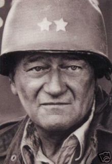 John Wayne in Army Helmet Fridge Magnet