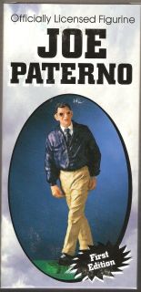 JOE PATERNO COLLECTIBLE FIGURINE 1ST EDITION OFFICIALLY LICENSED PENN