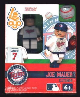 Joe Mauer Lego Minifigure Minifig Baseball OYO024