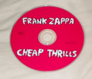Frank Zappa Cheap Thrills CD Only No Artwork Ryko ECD Live Joes