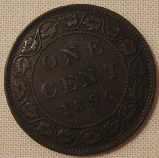 1896 Canada Large Cent Penny Please See Description and Pictures
