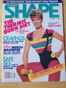 Joe Weider Shape Female Fitness Muscle Magazine Mary Hart 6 87