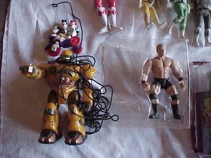  Toys Figurines from the 1990s Star Wars Power Rangers GI Joe Kiss WWF