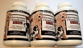 300 Trader Joes Glucosamine Chondroitin for Dogs Dog Joint Supplement
