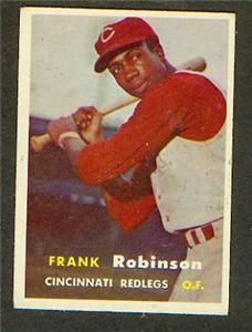 1957 57 Topps Frank Robinson Cincinnati Reds Rookie 35