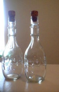Set of 2 Vintage John Macnaughton Co Bottles Decanters Excellent