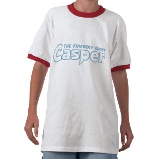 Casper Blue Outline Logo Tee Shirt 