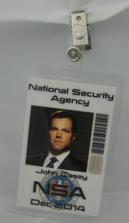 Chuck TV Series ID Badge NSA John Casey