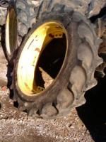  13 6 38 Firestone 6 Ply A or B John Deere Tractor Tires w Rim