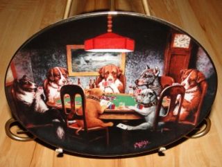 An Ace in the Hole Brown & Bigelow Franklin Mint Puppy Dog Poker Card