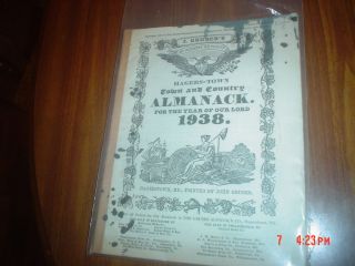  MD Town and Country Farmers Almanack 1938 by John GruberS