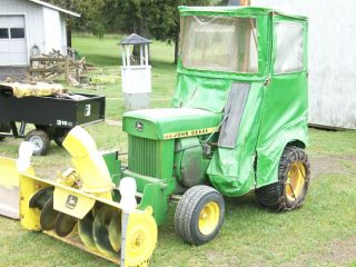 John Deere 110 Lawn Tractor with Attachments  