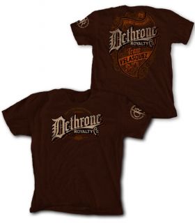 Dethrone Royalty Vintage Cain Velasquez Brown T Shirt  