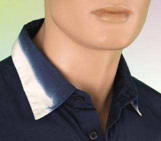 New Prada Men's Tie Dye White Blue Button Down Shirt 40 15 75  