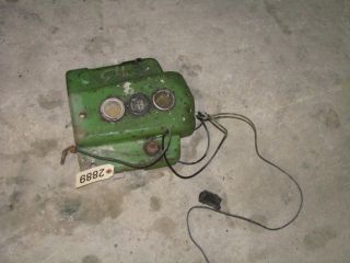 John Deere B Tractor Dash with Gages ID 2889  