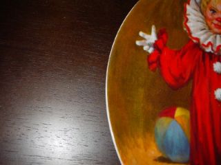Tommy The Clown John McClelland Knowles Collector Plate  
