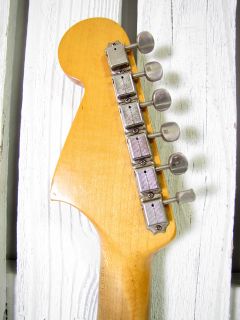 1963 Vintage Fender Olympic White Jaguar Electric Guitar Solid Body Jag  