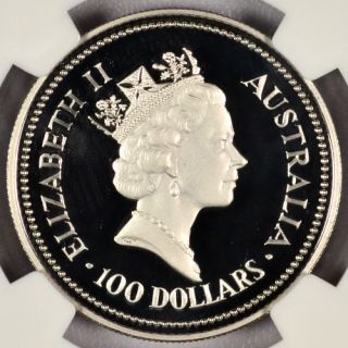 1989 P $100 1 oz Platinum Australian Koala NGC PF70 UC SKU27380  