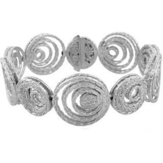 John Hardy Langit Pave Diamond Circle Bracelet  