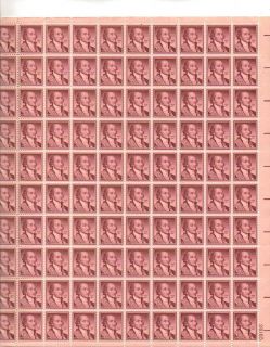 John Jay Sheet of 100 x 15 Cent US Postage Stamps New  