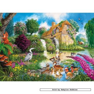 New Gibsons Jigsaw Puzzle 1000 Pcs John Francis The Old Watermill G6052  