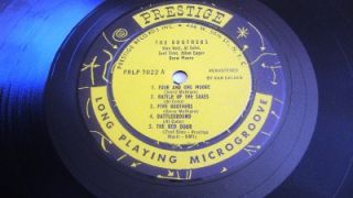 Jazz Album Stan Getz Zoot Sims The Brothers Prestige Mono LP 7022 Rare Record  