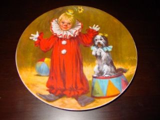 Tommy The Clown John McClelland Knowles Collector Plate  